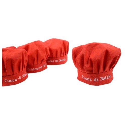 Cappello natale cuoco 30x25cm - cuoco,