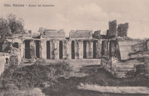 Cartolina roma tivoli villa - tivoli,