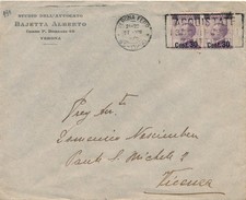 Italia 1925 Busta targhetta