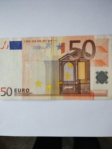 Banconota rara euro 2002 - 50,