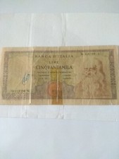 BANCONOTA 50.000 LIRE LEONARDO
