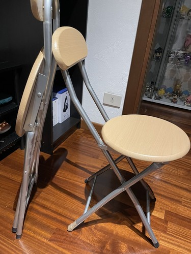 Coppia sedie pieghevoli - , in