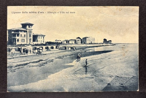 Antica cartolina lignano - antica,