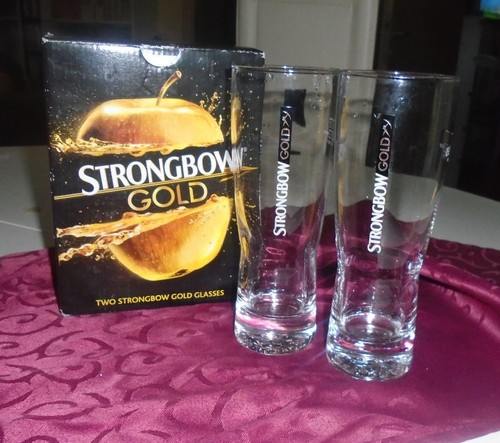 Strongbow gold glasses - strongbow,