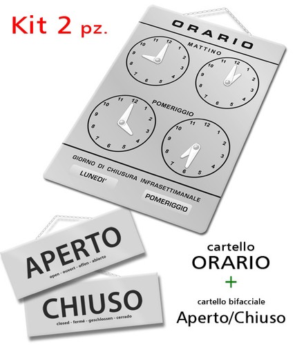 Kit vetrina orario - kit,