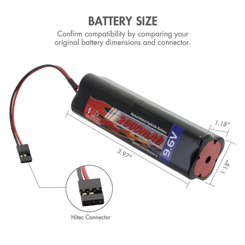 1pz batteria trasmettitore - batteria,
