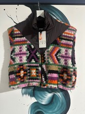 ZARA GILET MOTIVO AZTECO ZIP