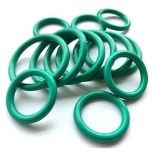 Alta temperatura O-Rings FKM Guarnizioni in Gomma Fluorata Spessore 2mm, OD 5mm-70mm Verde