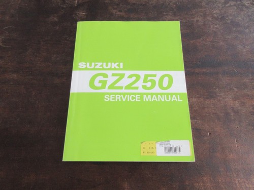 Suzuki gz250 1998 - gz250, service