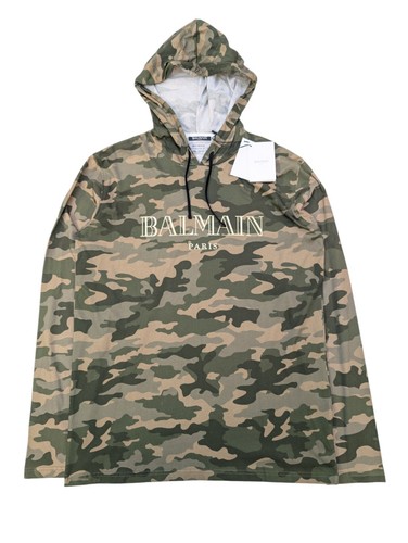 Felpa con cappuccio balmain - felpa,
