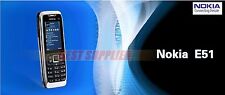 Sbloccato Nokia E51 3G WifI inglese arabo russo tastiera GSM AT&T Telstra ecc