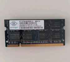 Memoria RAM SO-DIMM 1Gb Nanya 2RX8 PC2 5300S 555 NT1GT64U8HB0BN-3C M20820802D.X2