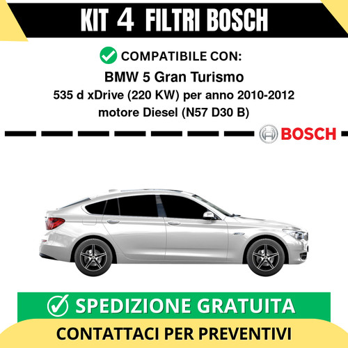 Kit bosch filtri tagliando - kit,