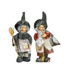 Le Befane con Scopa Flamigni In Poliresina e Tessuto Torroncini Morbidi da 90 g