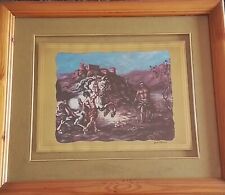 Giorgio De Chirico.Serigrafia su ottone. Da "Il Palafreniere". PREZZO SALDO !