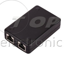 Mini 2 Porte RJ45 Lan Hub Switch di Rete Box Computer Ethernet Adattatore Internet