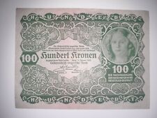  100 KRONEN 1922 Austria  - 1116 596231 -(L903)