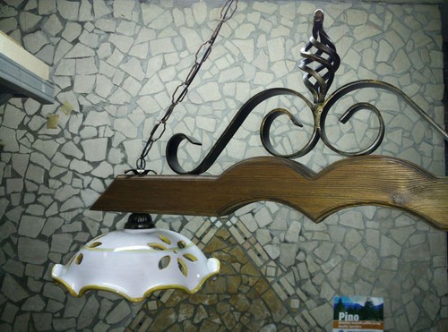 Lampadario bilanciere rustico - bilanciere,