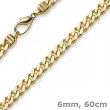 6mm Collana Catena Gourmette