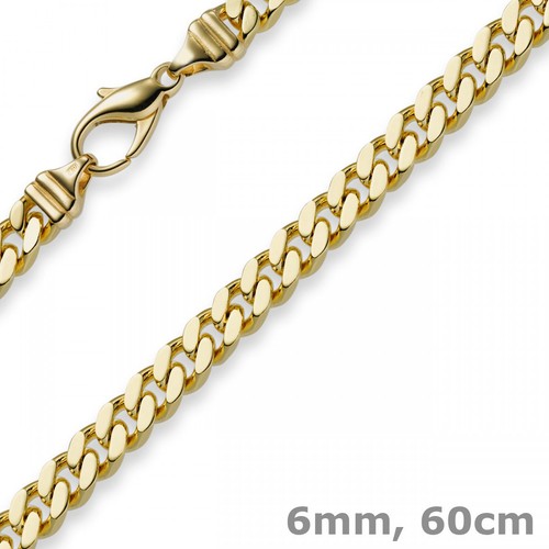 6mm collana catena gourmette - catena,