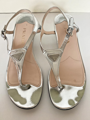 Sandali donna prada logo - sandali,