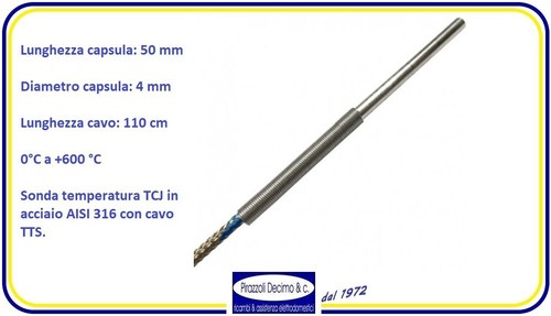 Sonda temperatura stufa pellet - temperatura,