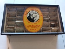 bellissima cassetta per lenti oftalmiche Filotecnica SALMOIRAGHI anni 30/40