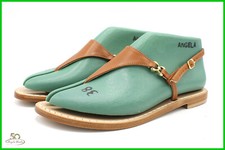 Sandali da donna bassi infradito in pelle cuoio moda capri positano artigianali