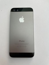 BACK COVER SCOCCA POSTERIORE TELAIO FRAME IPHONE 5S Silver Nero usato originale