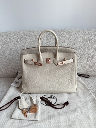 Hermes birkin25 craie togo - hermes,