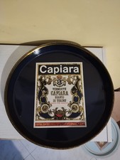 VASSOIO PUBBLICITARIO VERMOUTH CAPIARA BIANCO DI TORINO VINTAGE
