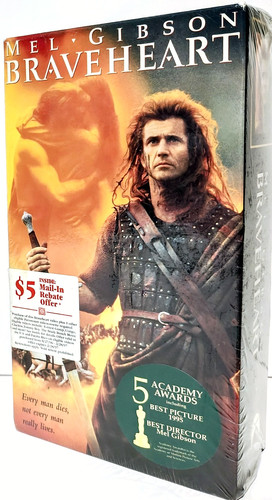 Braveheart tape vhs set - 2-tape,