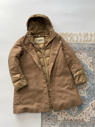 Herno marrone tan collo - herno,