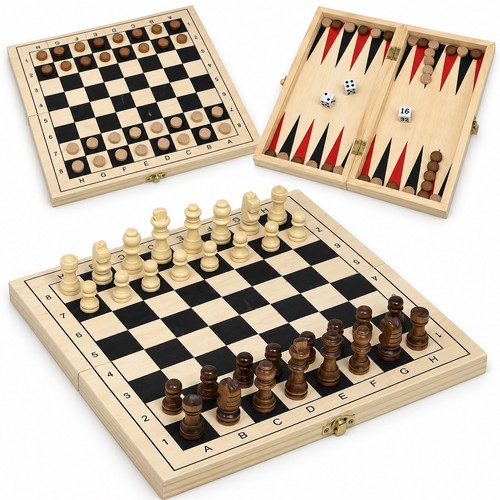 Scacchi dama backgammon - dama, 3