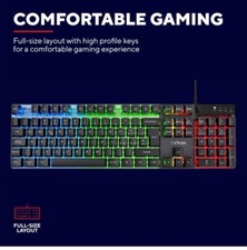 Trust gaming GXT azor tastiera