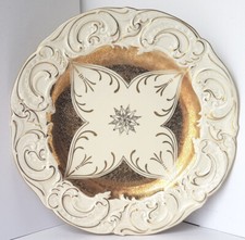 Piatto Ornamentale Ätzgold