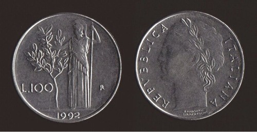 Italia repubblica 100 lire - italia,