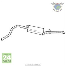#18604 Silenziatore Marmitta Posteriore Per Alfa Romeo Alfetta Benzina 1974>1984