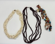 set collane vintage perle