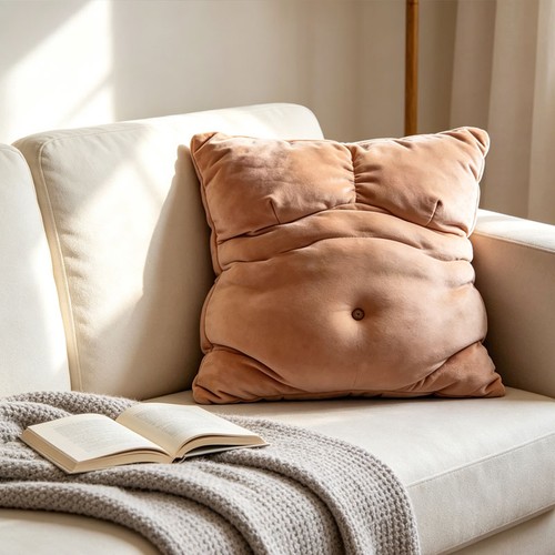 Cuscino uomo muscoli