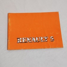 Renault 5 libretto uso