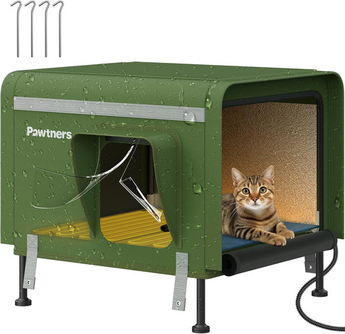 Casetta per gatti riscaldata - casetta,