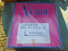 DISCO 33 Giri  VERDI COFANETTO