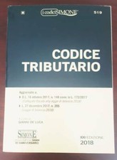 CODICE TRIBUTARIO 2018 XXI