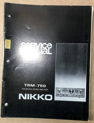 Nikko trm 750 amplificatore - nikko, trm-750
