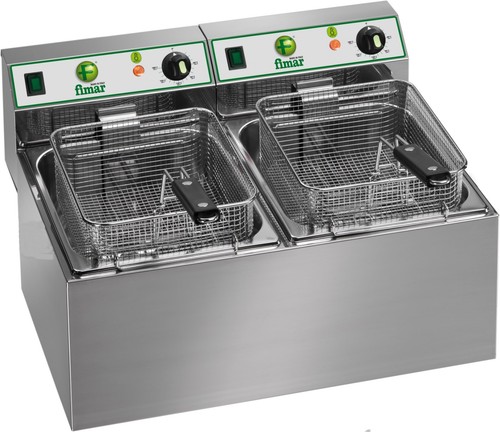 Friggitrice elettrica vasche - friggitrice, 2