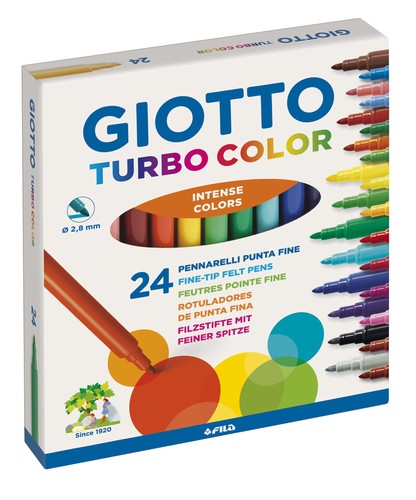 Giotto turbo color - turbo, astuccio