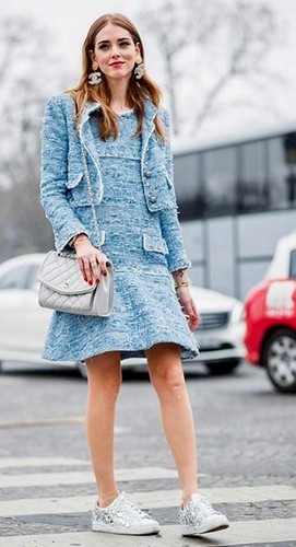 Abito chanel fantasy tweed - chanel,