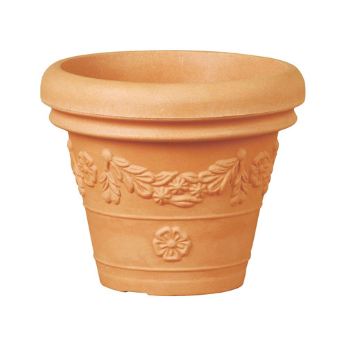 Tera vaso grande - , festonato