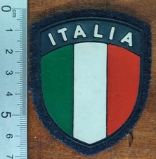 TOPPA PATCH ITALIA - AERONAUTICA MILITARE - GOMMA TRICOLORE BANDIERA STEMMA FLAG